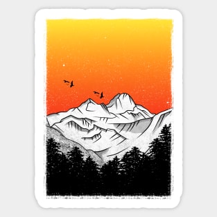 Rila Mountains Bulgaria Sticker